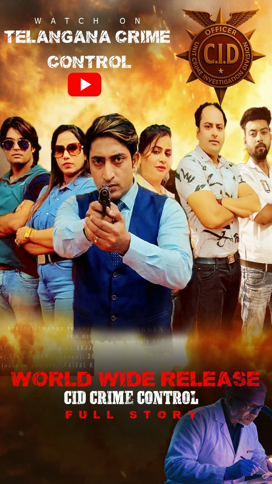 UCID Crime Control Season 1, in which Telangana Super Star Mohammed Taskeen as a Main Lead